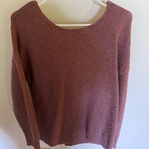 NWOT American Eagle crew neck cross back sweater